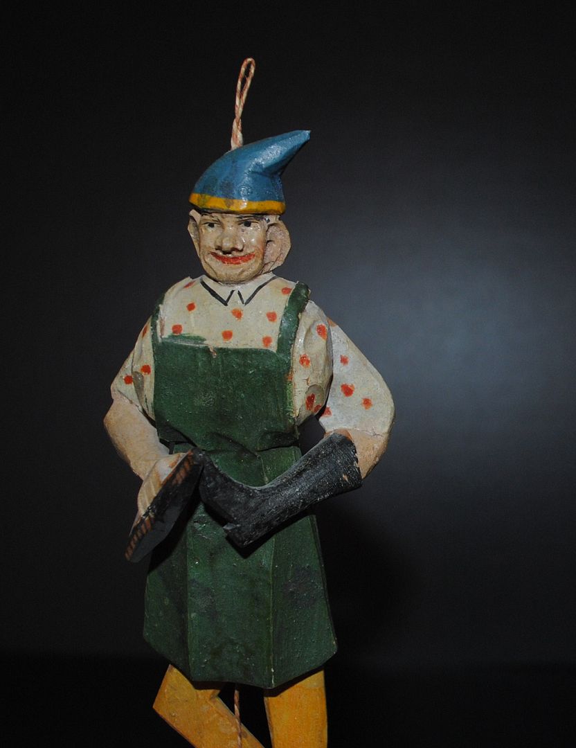 Antique Wood Primitive Jumping Jack Doll The Shoemaker Rare Works eBay