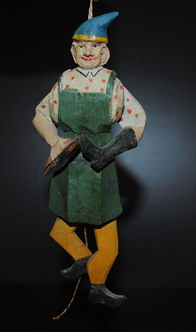 Antique Wood Primitive Jumping Jack Doll The Shoemaker Rare Works eBay