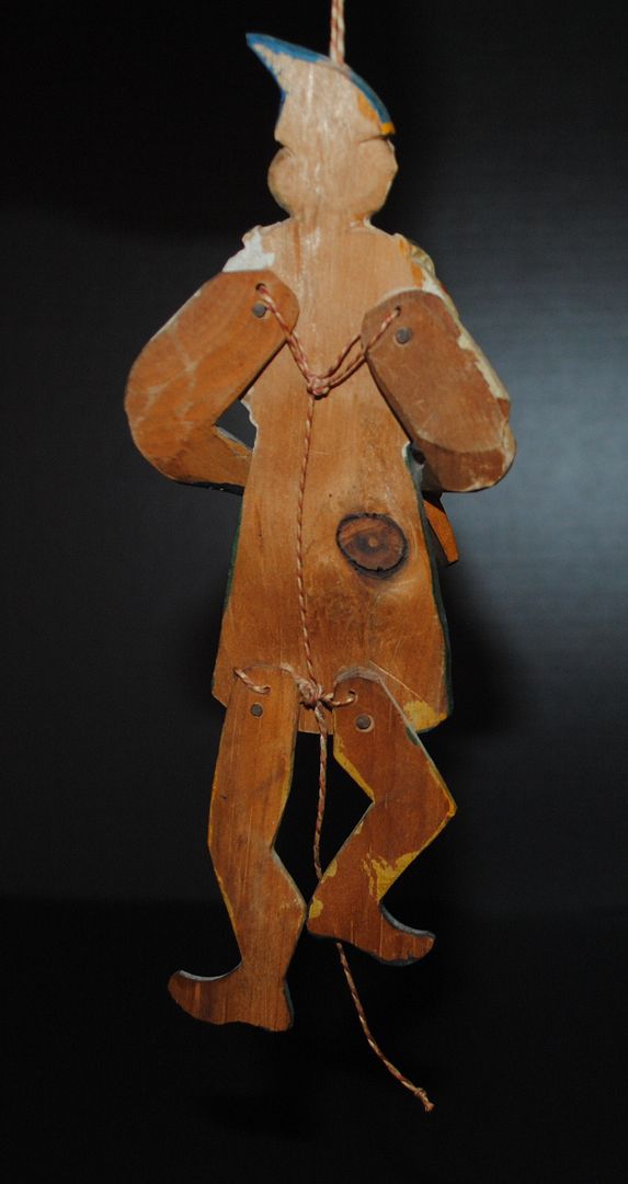 Antique Wood Primitive Jumping Jack Doll The Shoemaker Rare Works eBay