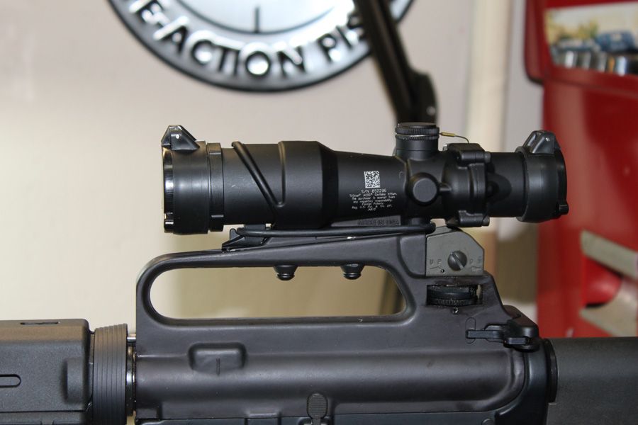 Trijicon on AR carry handle won't zero