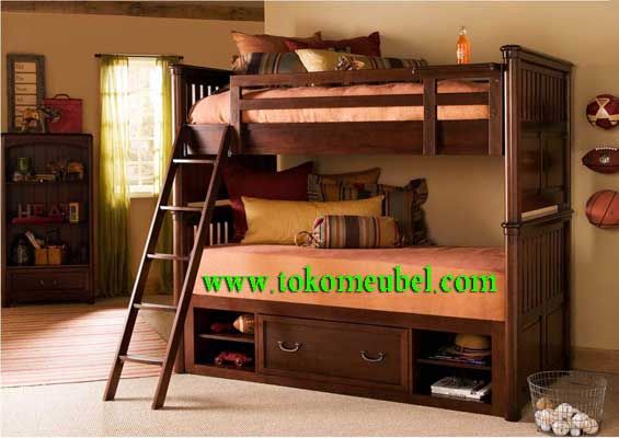 Dipan Anak Tingkat (c) furniturejepara tempat tidur anak