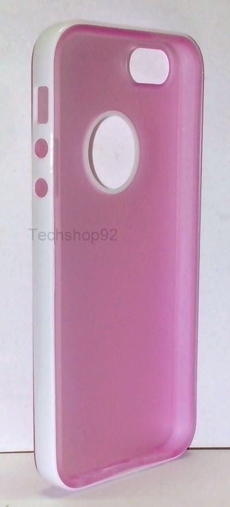 TPU HARD Silicon Back Cover Case PaleViolet For Apple Iphone 5G 5
