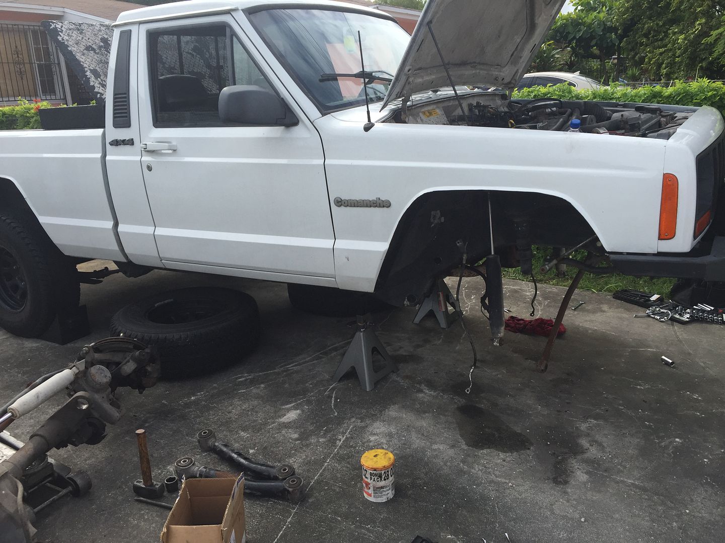 Swap 4.0 jeep engine into jeep comanche #4