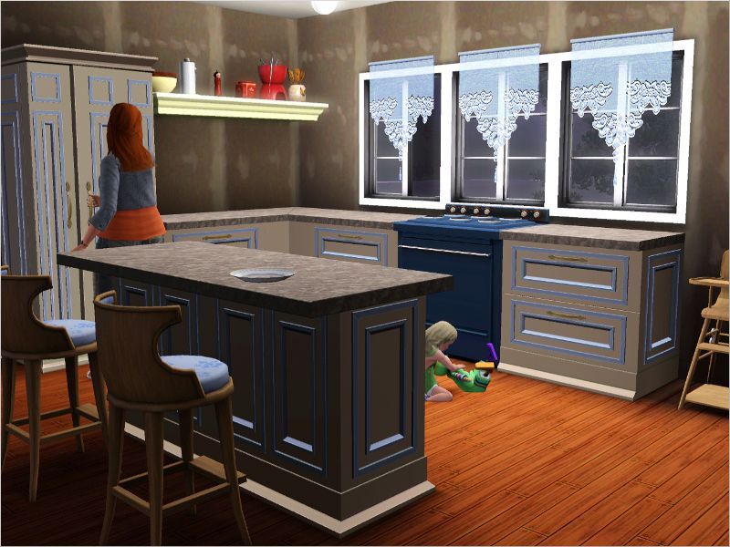 The new kitchen